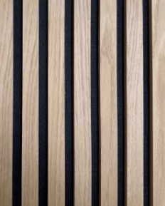 Декоративная реечная панель Woodnel Размер M шпон дуба (под покраску)