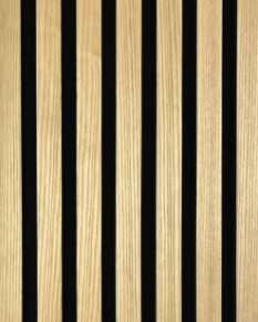 Декоративная реечная панель Woodnel Размер XL шпон ясеня (покрытие масло)