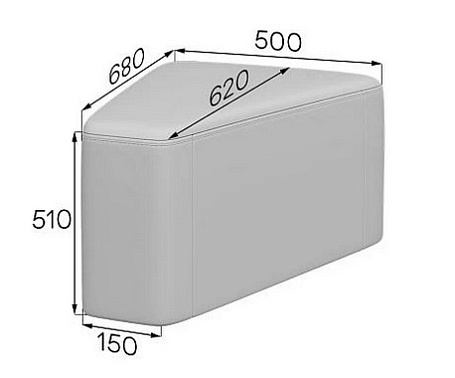Пуф 30* высокий Смарт СМ-П30В
