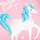 Ткань Розовый Unicorn